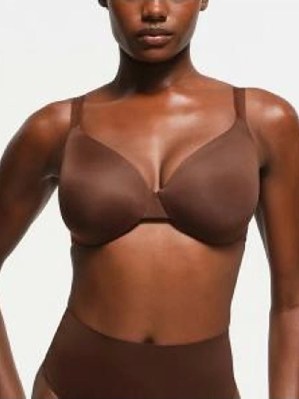 NWT SKIMS Weightless Demi Bra in Jasper Size 34H
